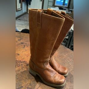 Vintage leather campus boots 51/2